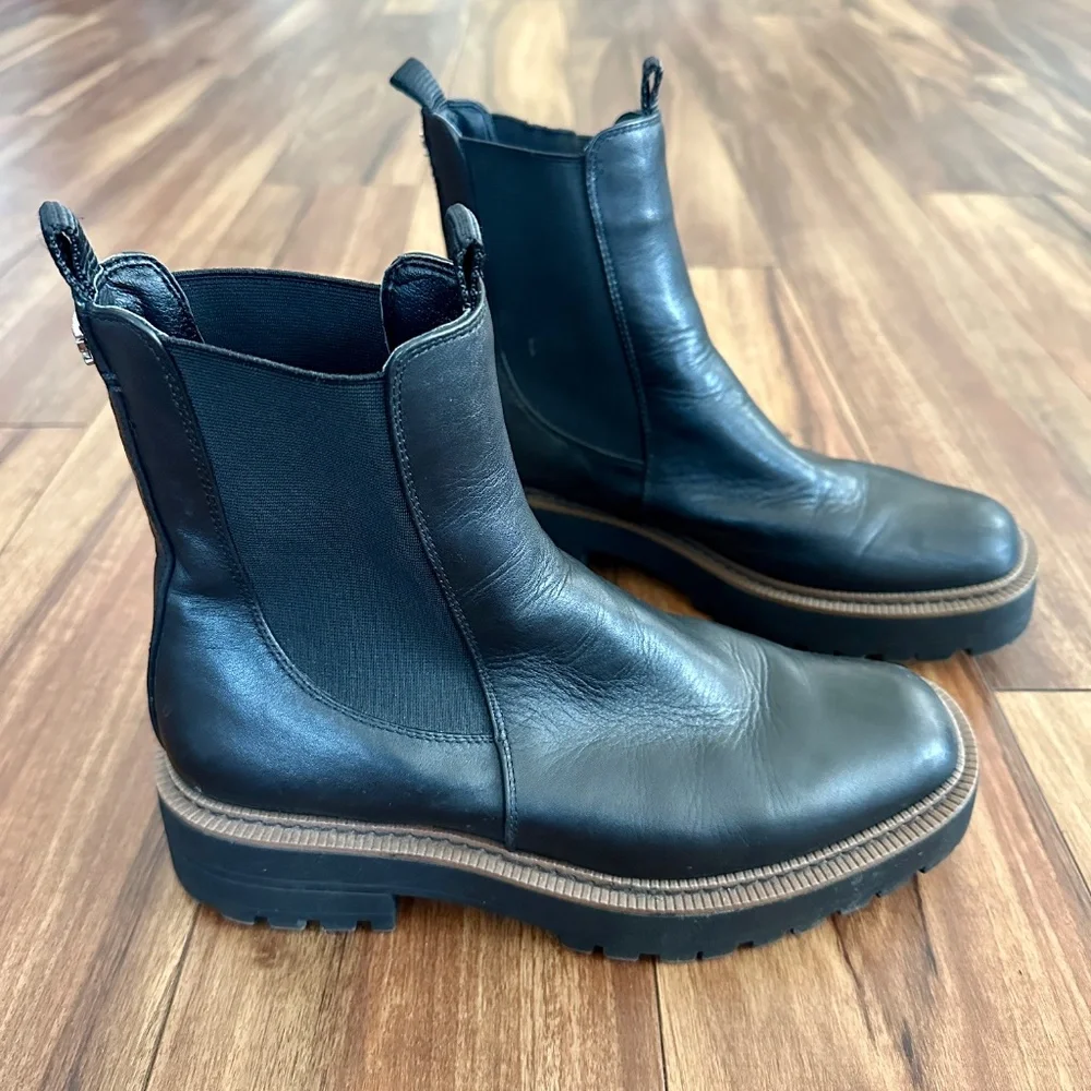 Sam Edelman Black Ankle Boots - Picture 3 of 12